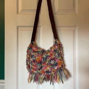 Vintage Wool Woven Purse